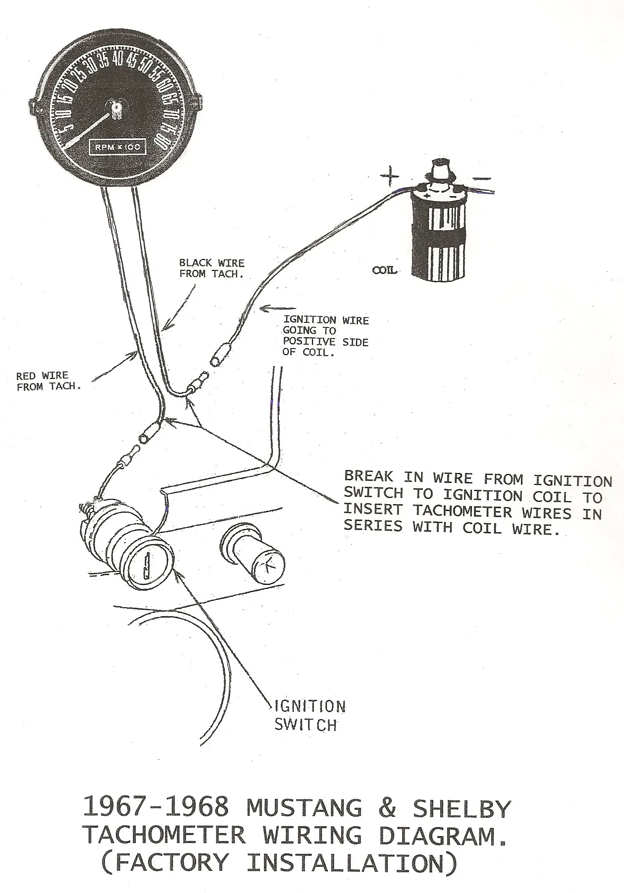 Electric Tachometer Wiring Diagram