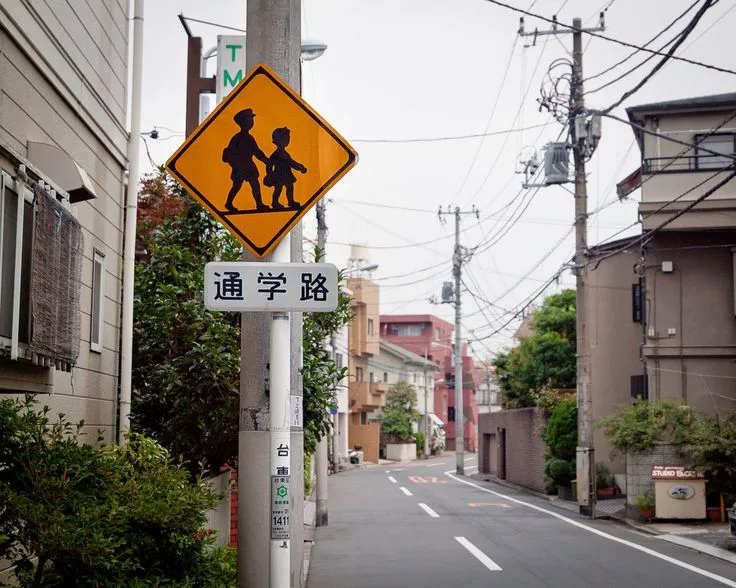 Electric Wires Connecting All Houses Road Signs Road Signs Electrical Wiring House
