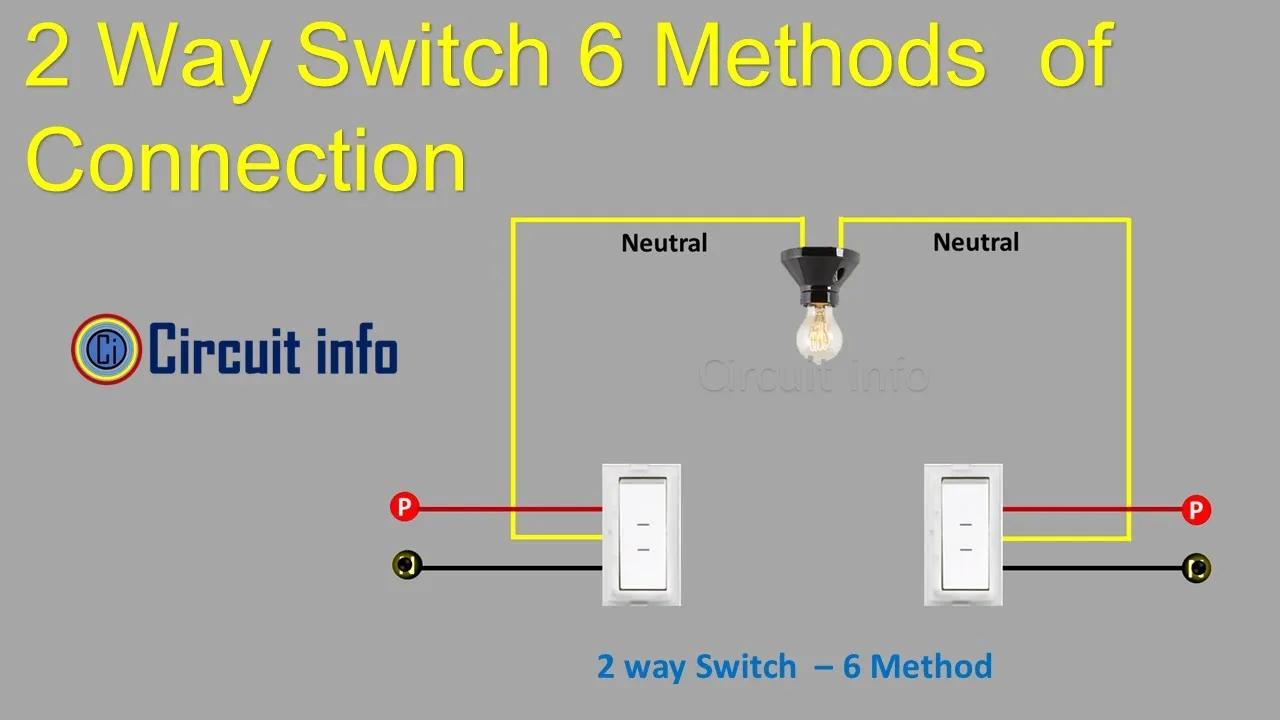 Electrical Circuit Diagram Two Way Switch