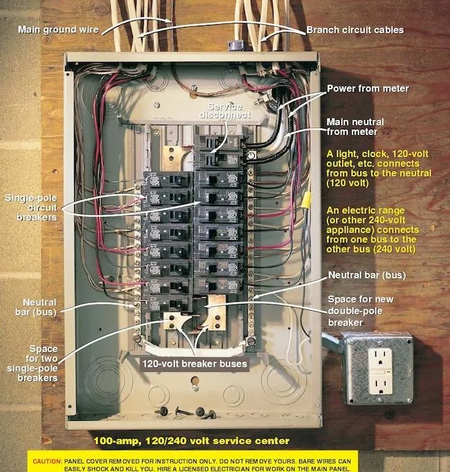 Electrical Panel Wiring Diagram