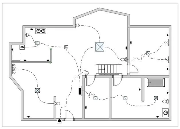 Electrical Wiring Diagram For A Room