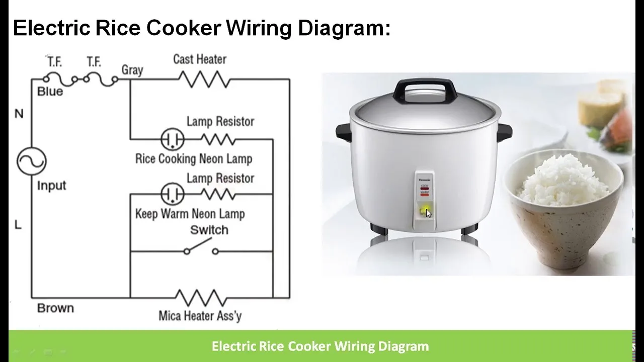 Electrical Wiring Diagram Of Rice Cooker