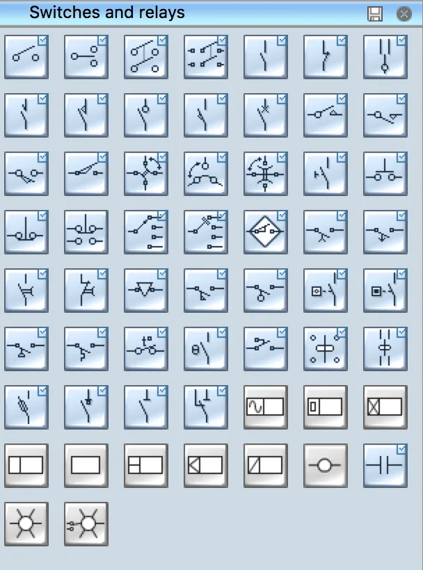 Electrical Wiring Diagram Symbols Relay Home Wiring Diagram