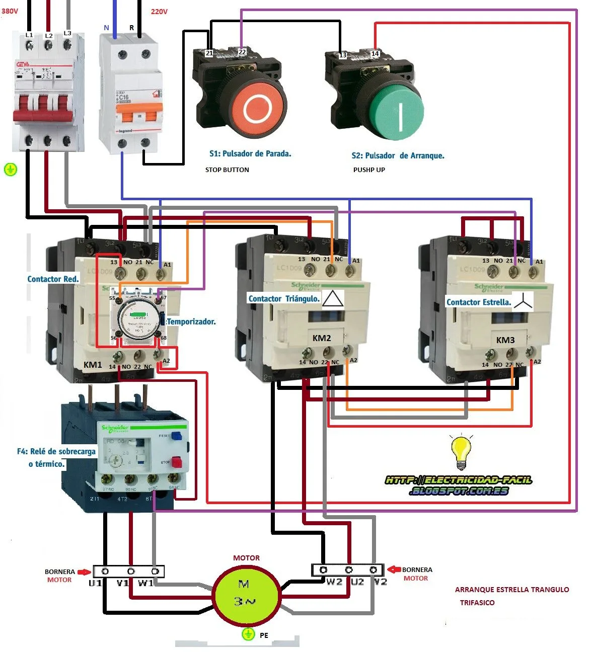 Electrical Wiring Diagrams For Contactors Magnetic Contactor