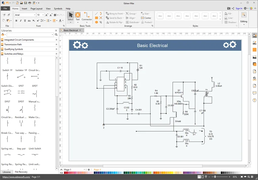 Electrical Wiring Drawing Software