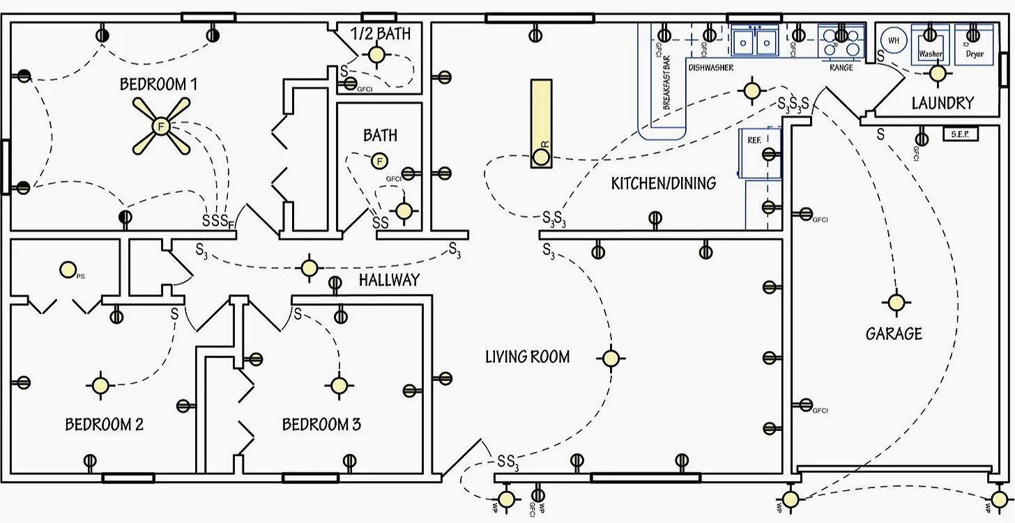 Electrical Wiring House Layout
