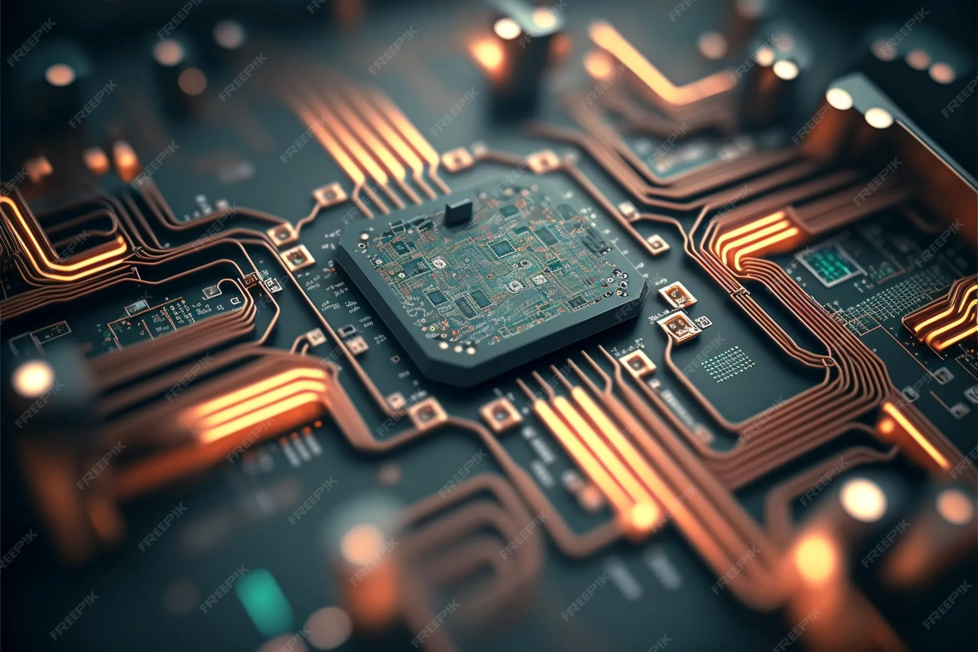 Electronic Components Wallpaper