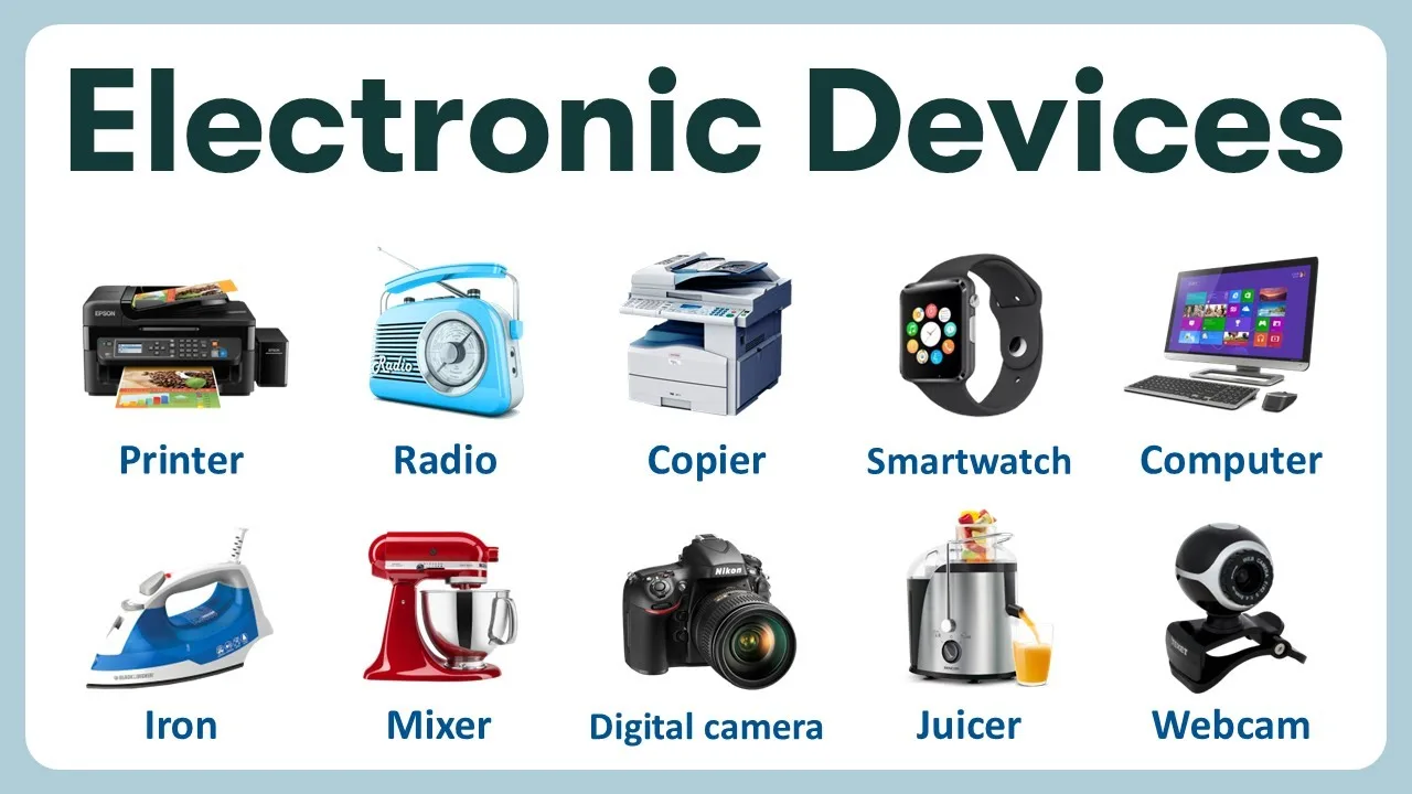 Electronic Items List