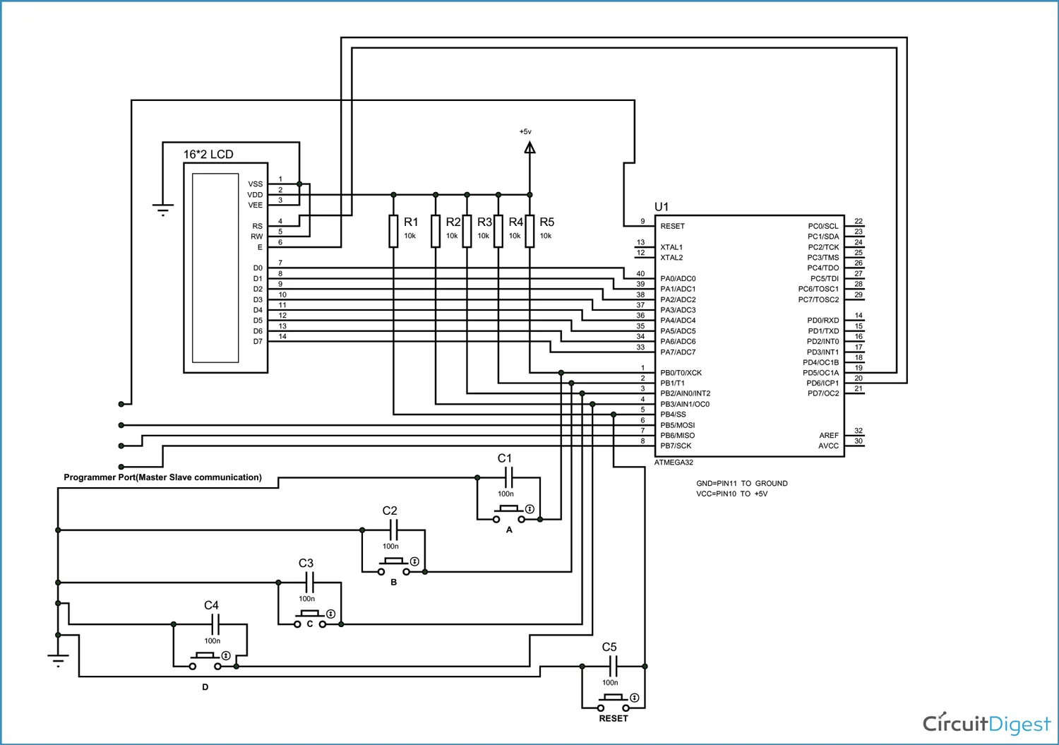 Electronic Voting Machine Circuit Diagram Pdf