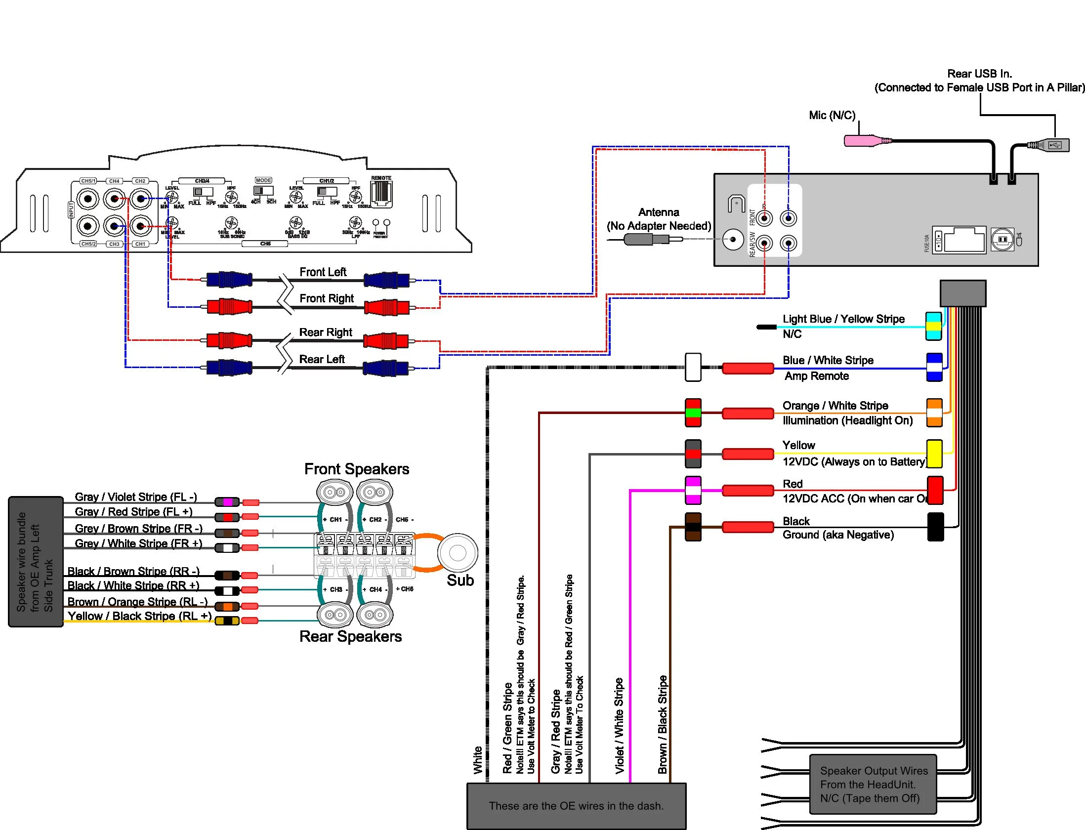 Electronics Pioneer Car Audio Wiring Diagrams