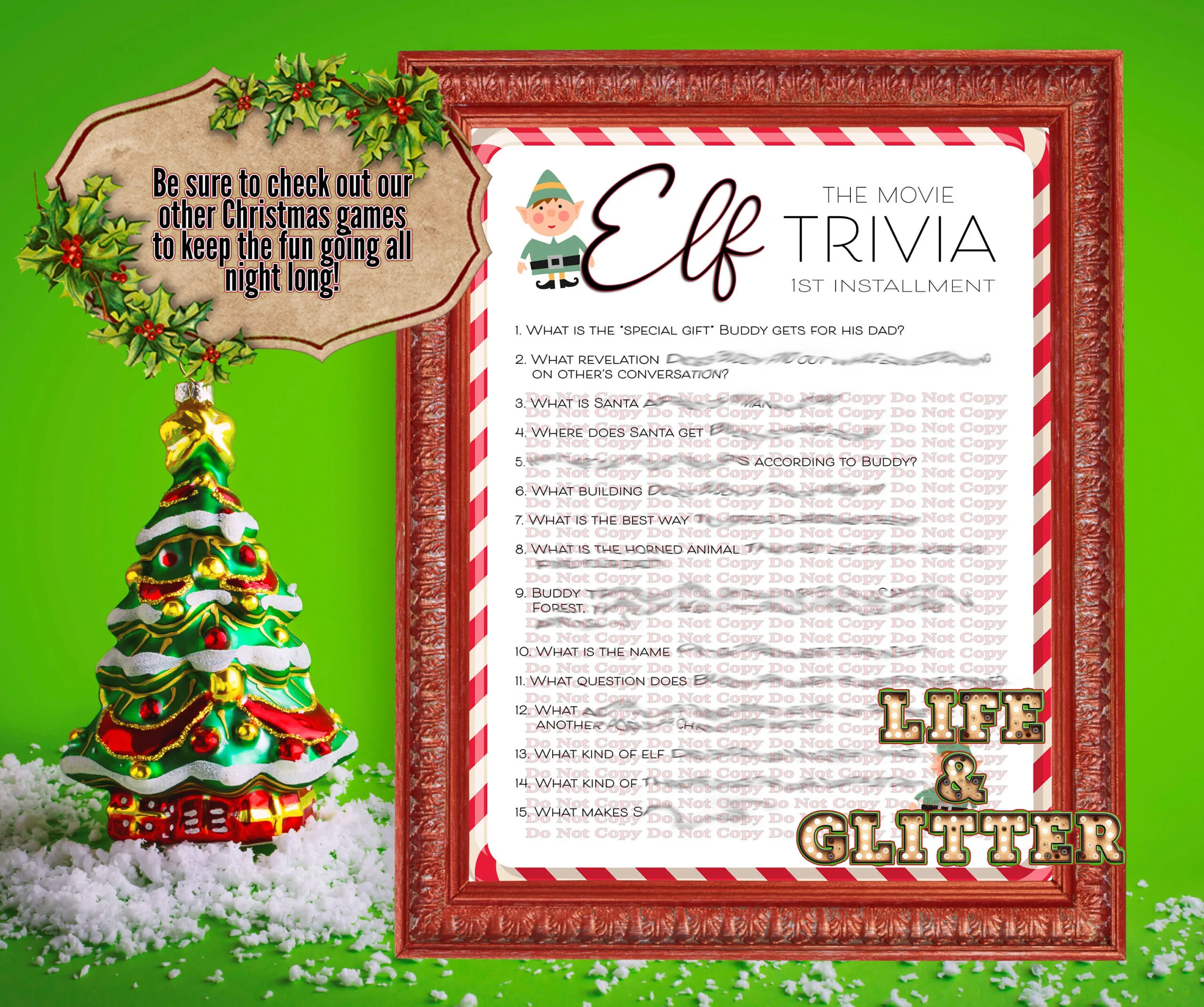 Elf Movie Trivia Questions Printable All Free Printables
