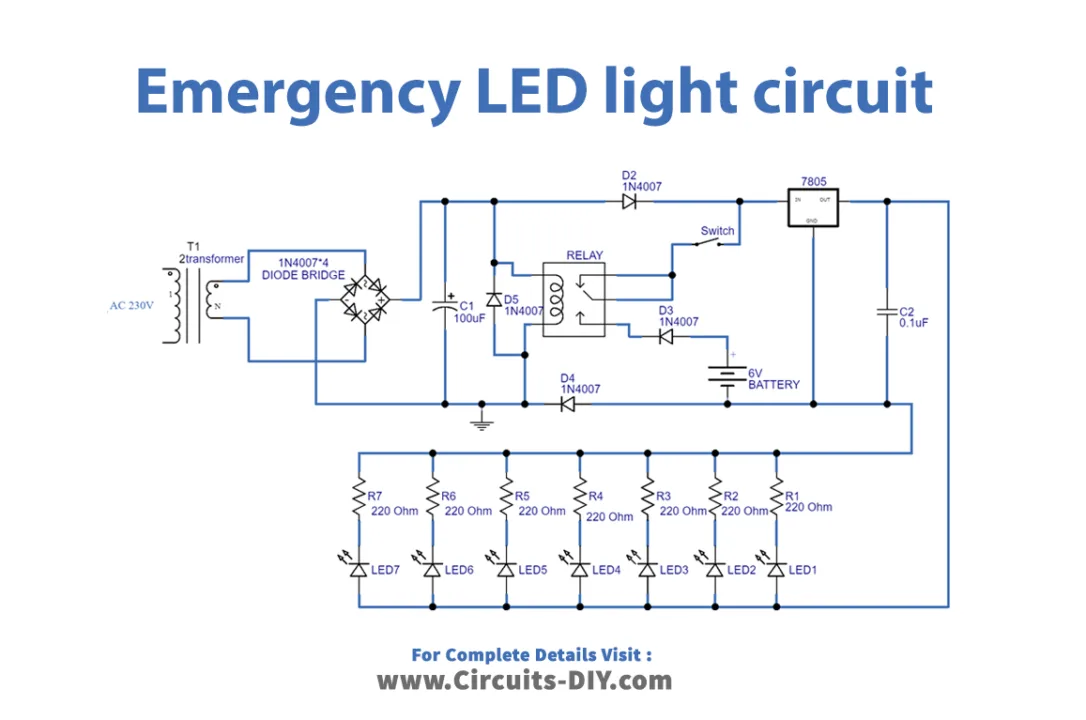 Emergency Led Light Circuit