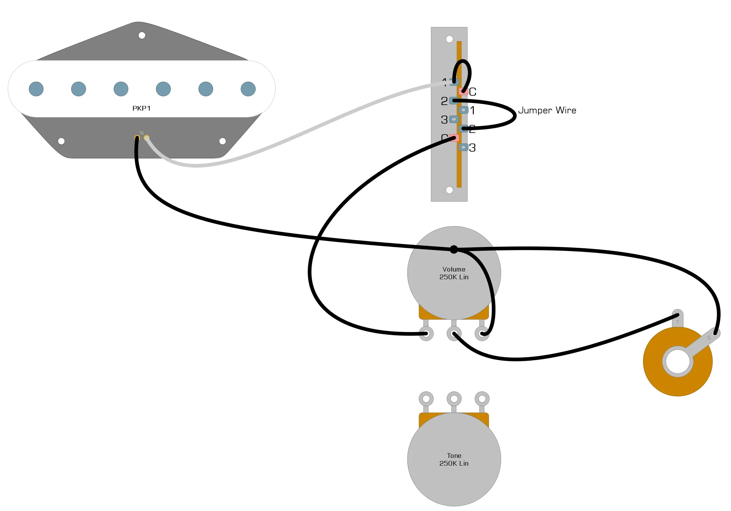 Emerson Telecaster Wiring