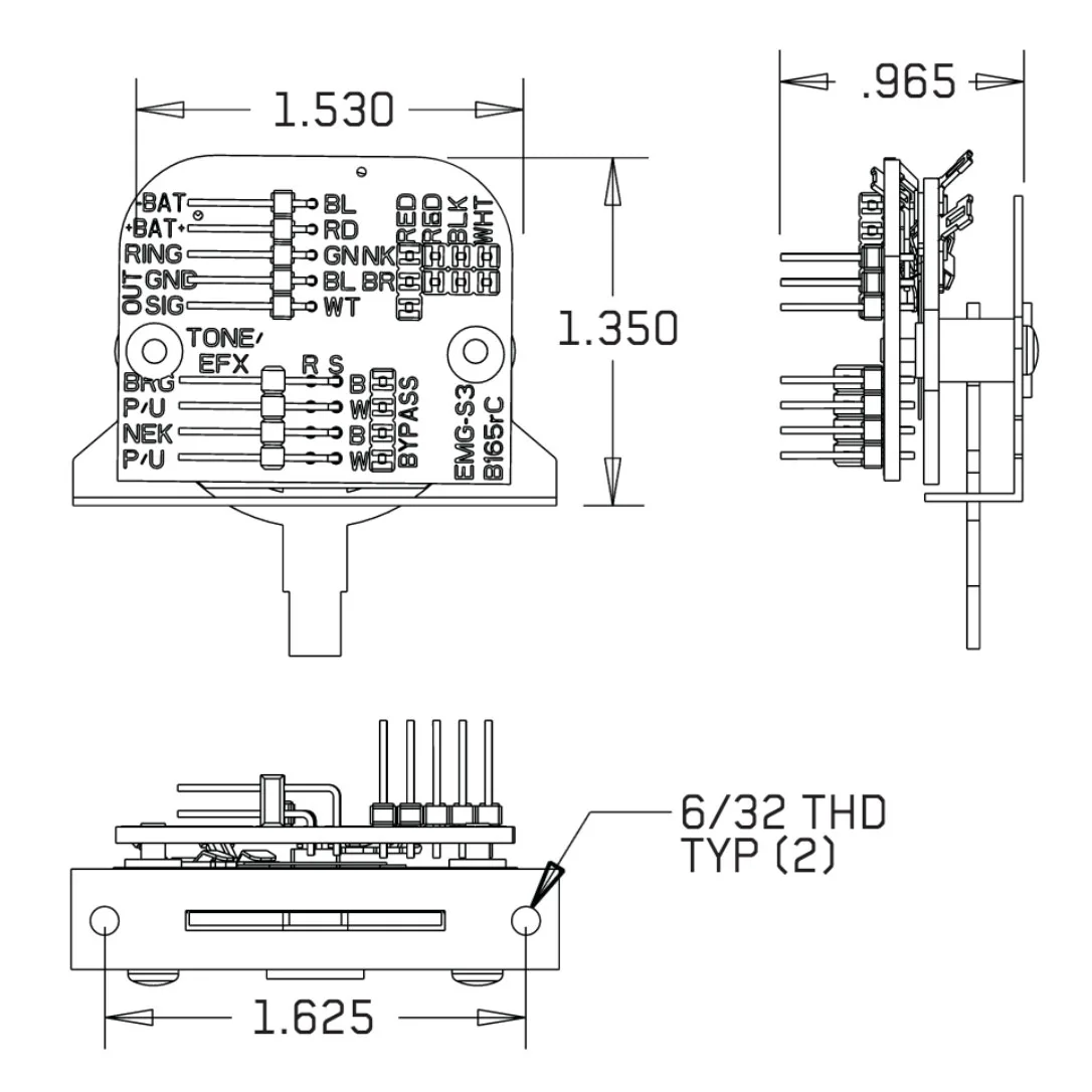 Emg Wiring Diagram Solderless