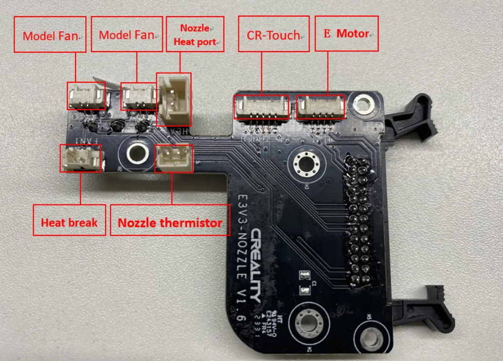 Ender 3 V3 Ke Pcb Pinout And Wiring Diagram Dremc Store