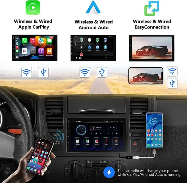 Eonon R04 7 Zoll Android 11 Autoradio 2Din Universal Radio Carplay Android Auto Gps Navi