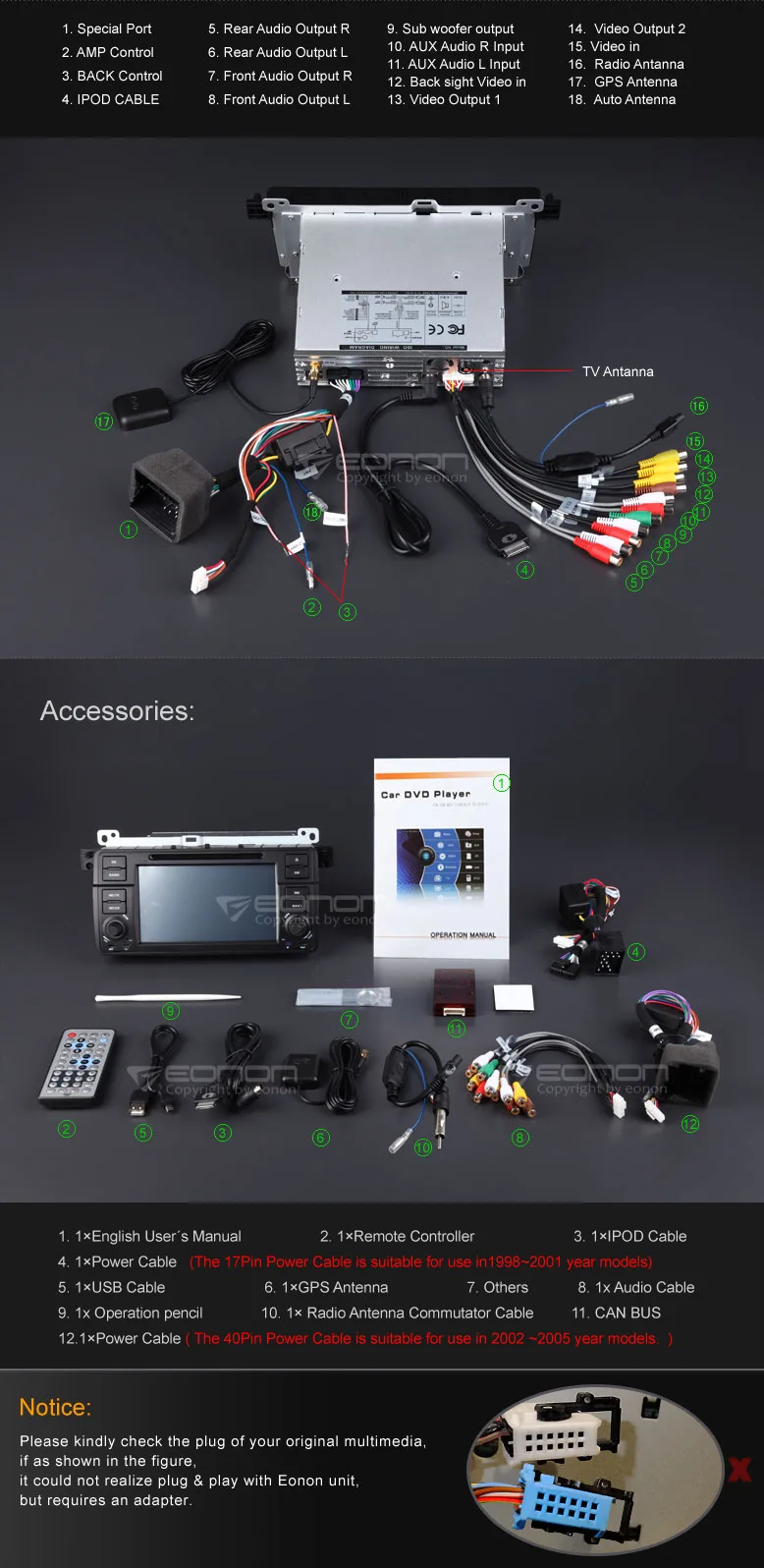 Eonon Wiring Diagram