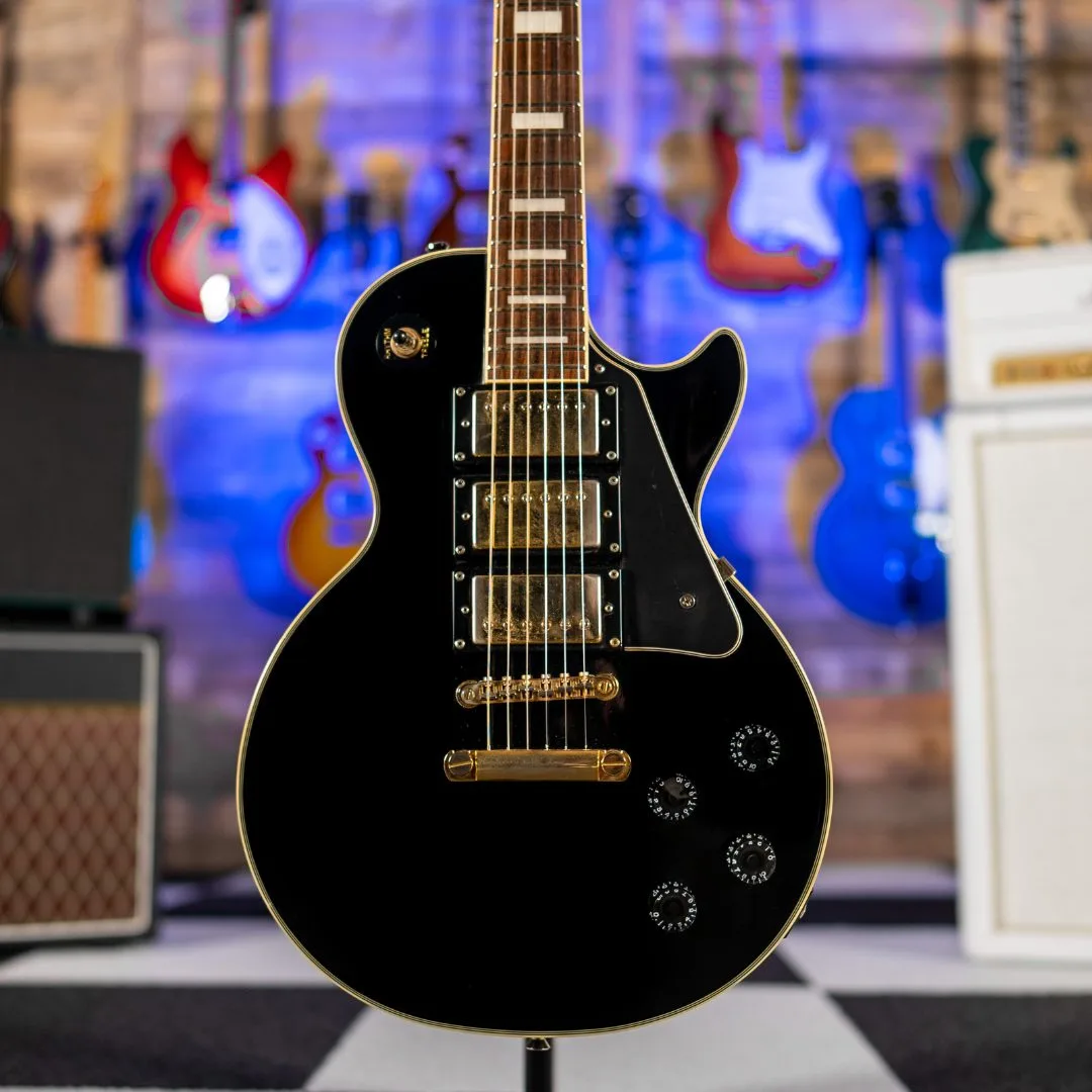 Epiphone Les Paul Custom Black Beauty In Ebony 5 The Guitar Marketplace