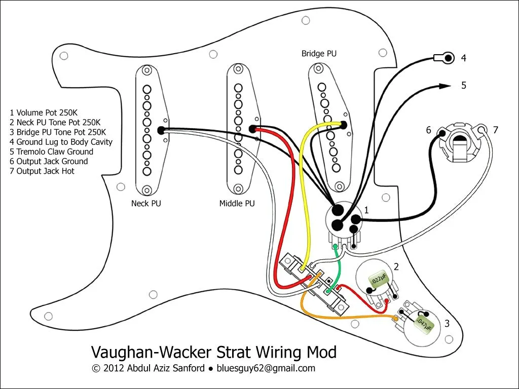 Eric Clapton Pickup Wiring Diagram
