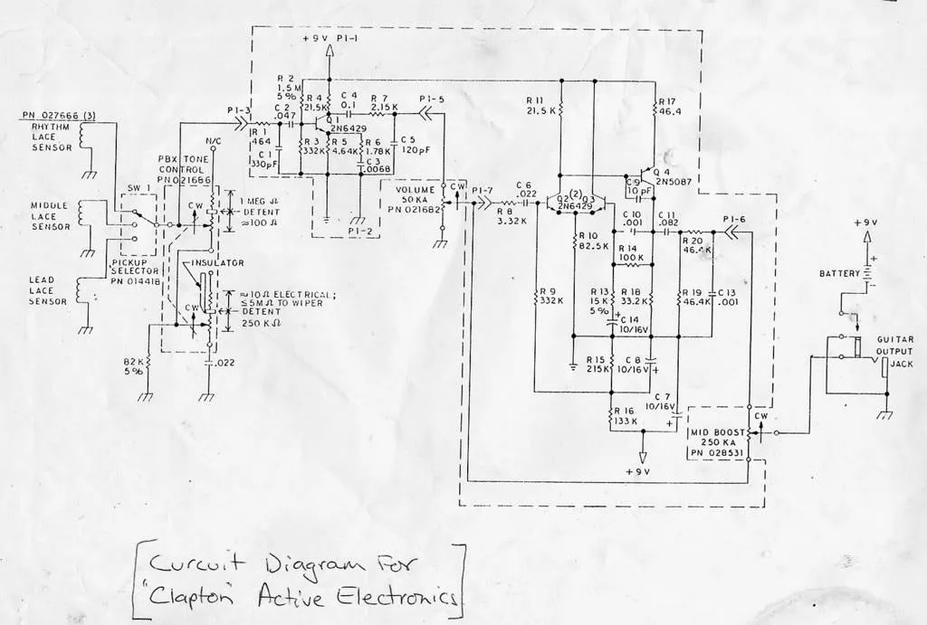 Eric Clapton Strat Wiring Diagram Wiring Diagram