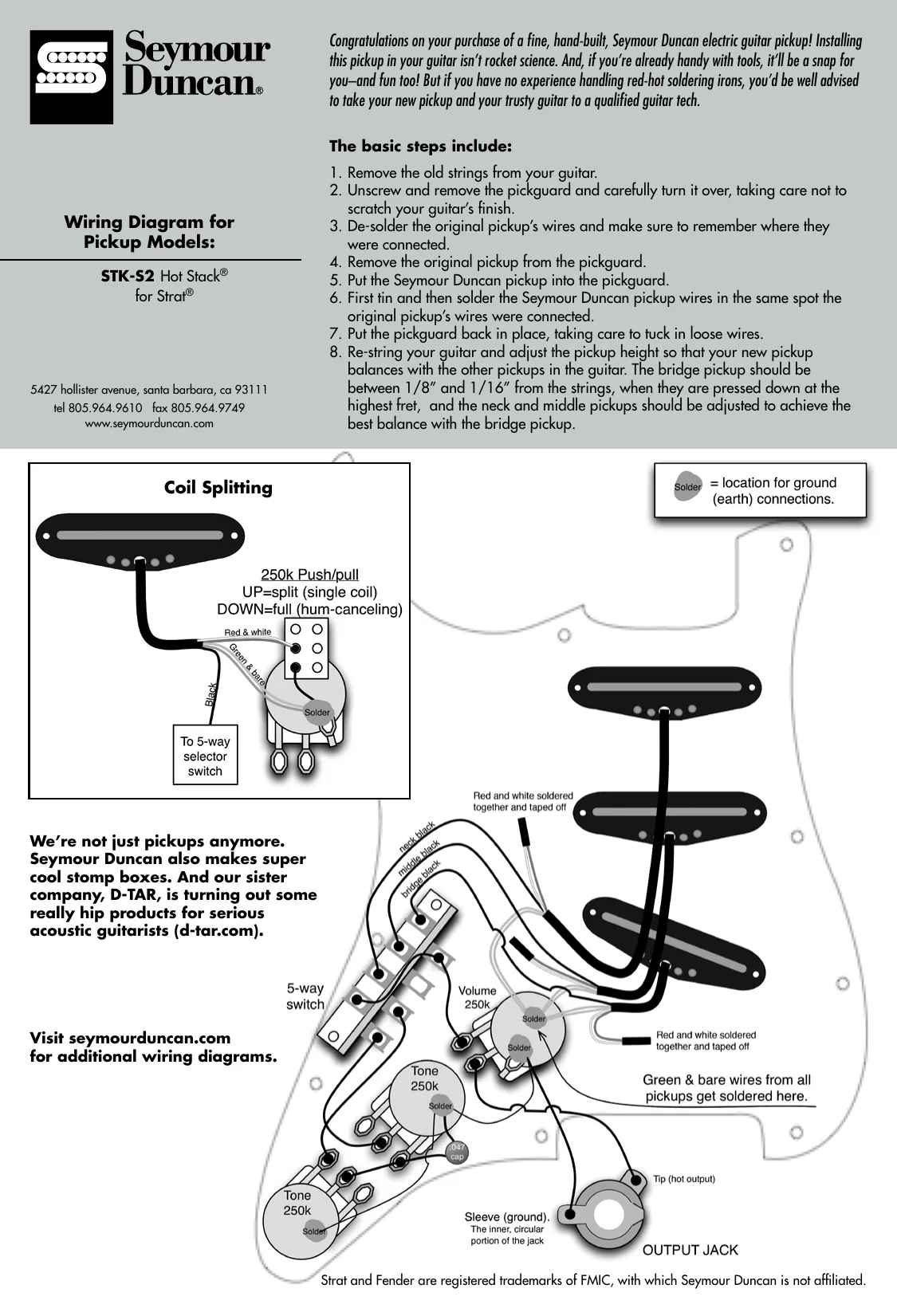 Eric Clapton Strat Wiring Diagram Wiring Diagram