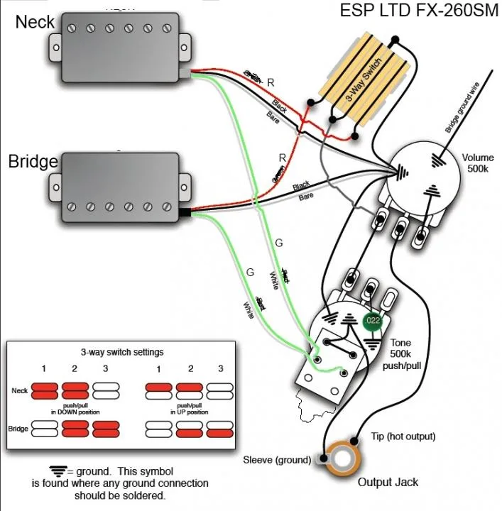 Esp Guitar Wiring Diagram Collection