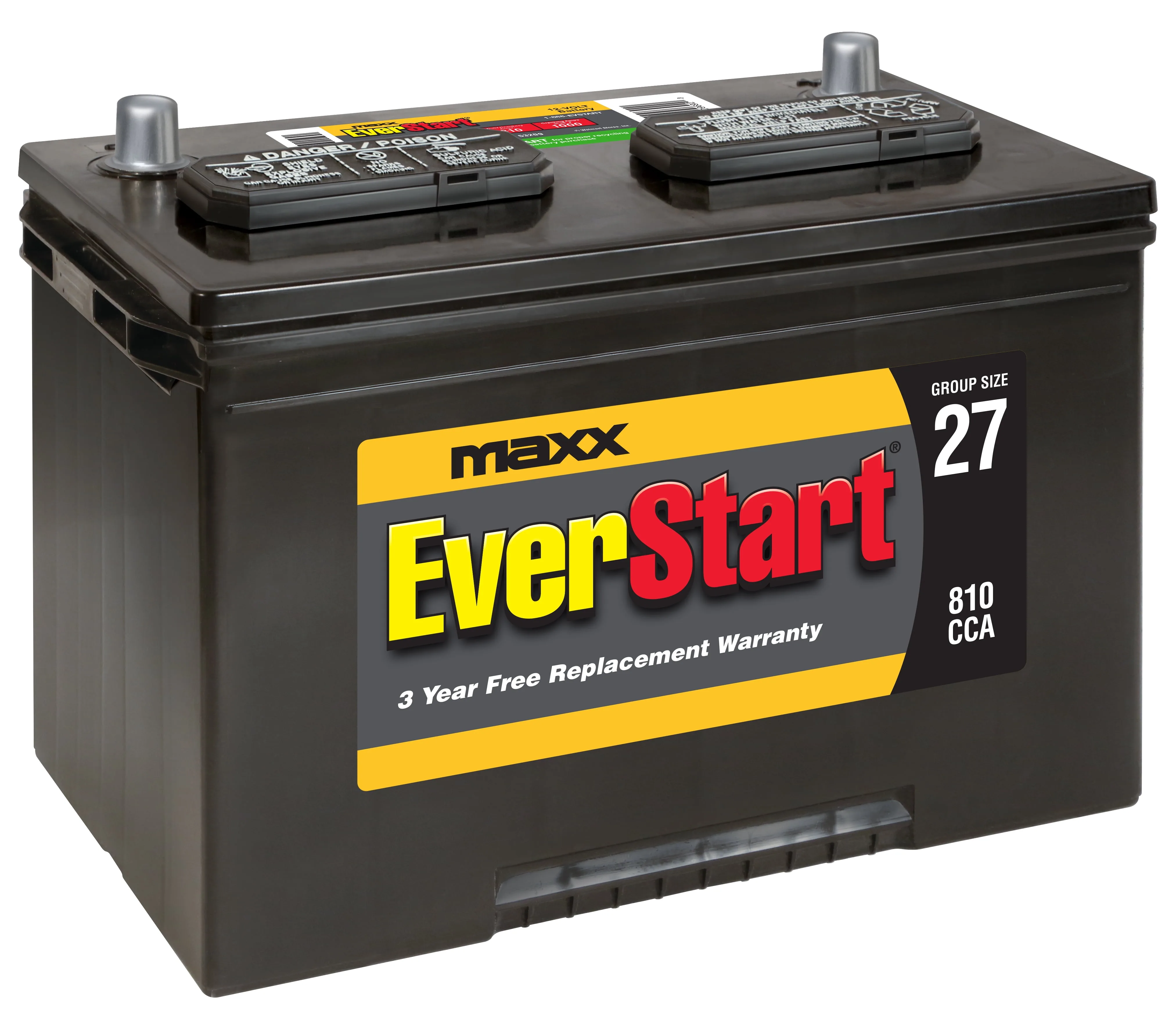 Everstart Maxx Lead Acid Automotive Battery Group Size 27 12 Volt 810 Cca