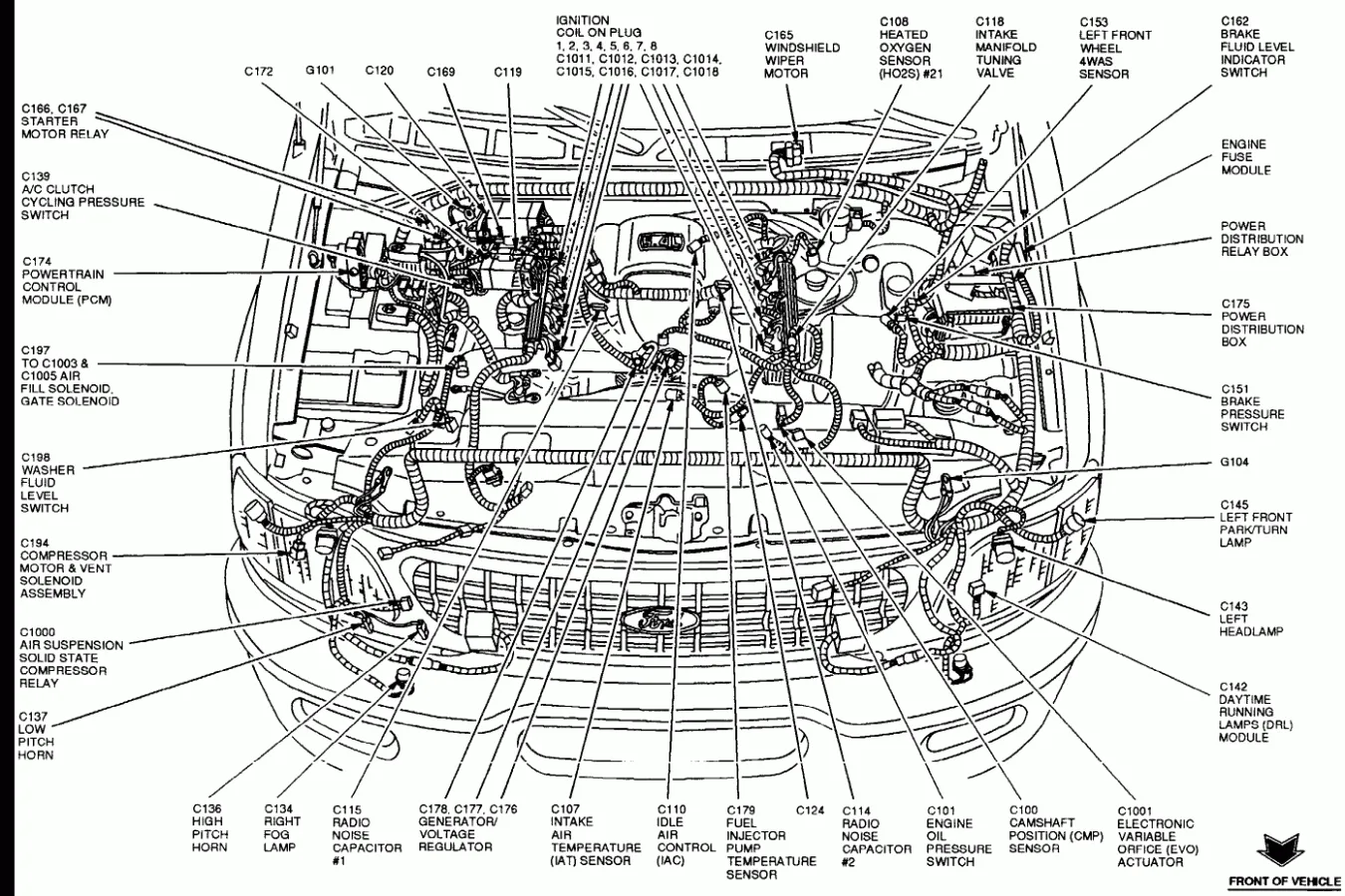 Evo 8 Engine Bay Fuse Box Diagram Evo 8 Engine Diagram Parts