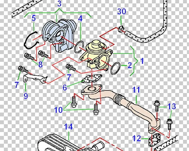 Exhaust Gas Recirculation Volkswagen Touran Volkswagen Crafter Exhaust System Engine Png