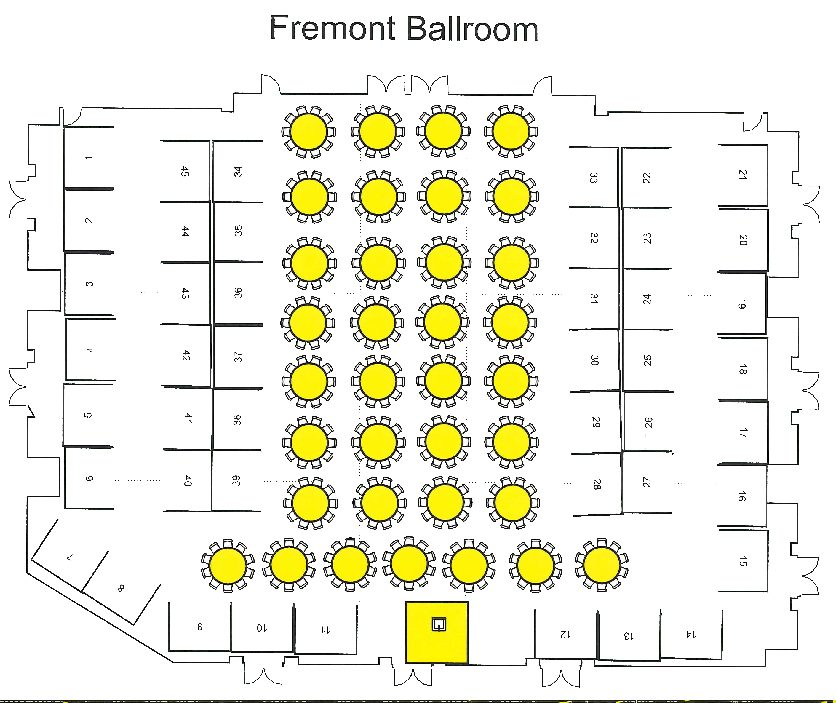 Exhibit Hall Diagram Aim