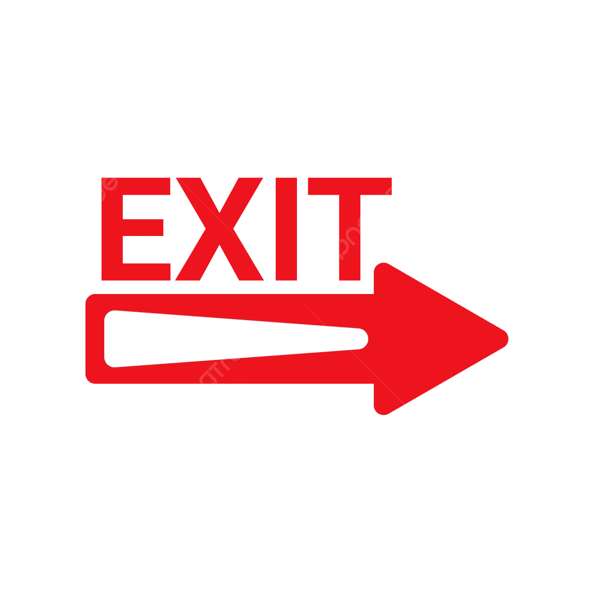Exit Icon Isolated Of Flat Style Exit Icon Exit Icon Flat Exit Png And Vector With