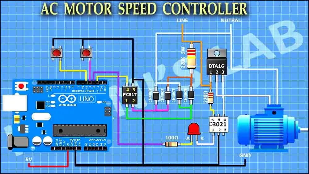 Explain A Simple Dc Motor Control Circuit Diagram Pulse Mod