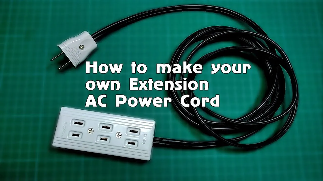 Extension Cord 30 Amp Wiring Diagram