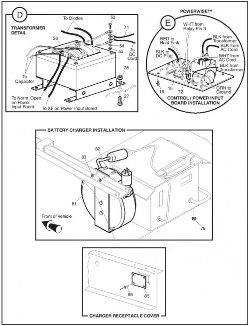 Ez Go Powerwise Qe 48 Volt Charger Wiring Diagram Wiring Diagram
