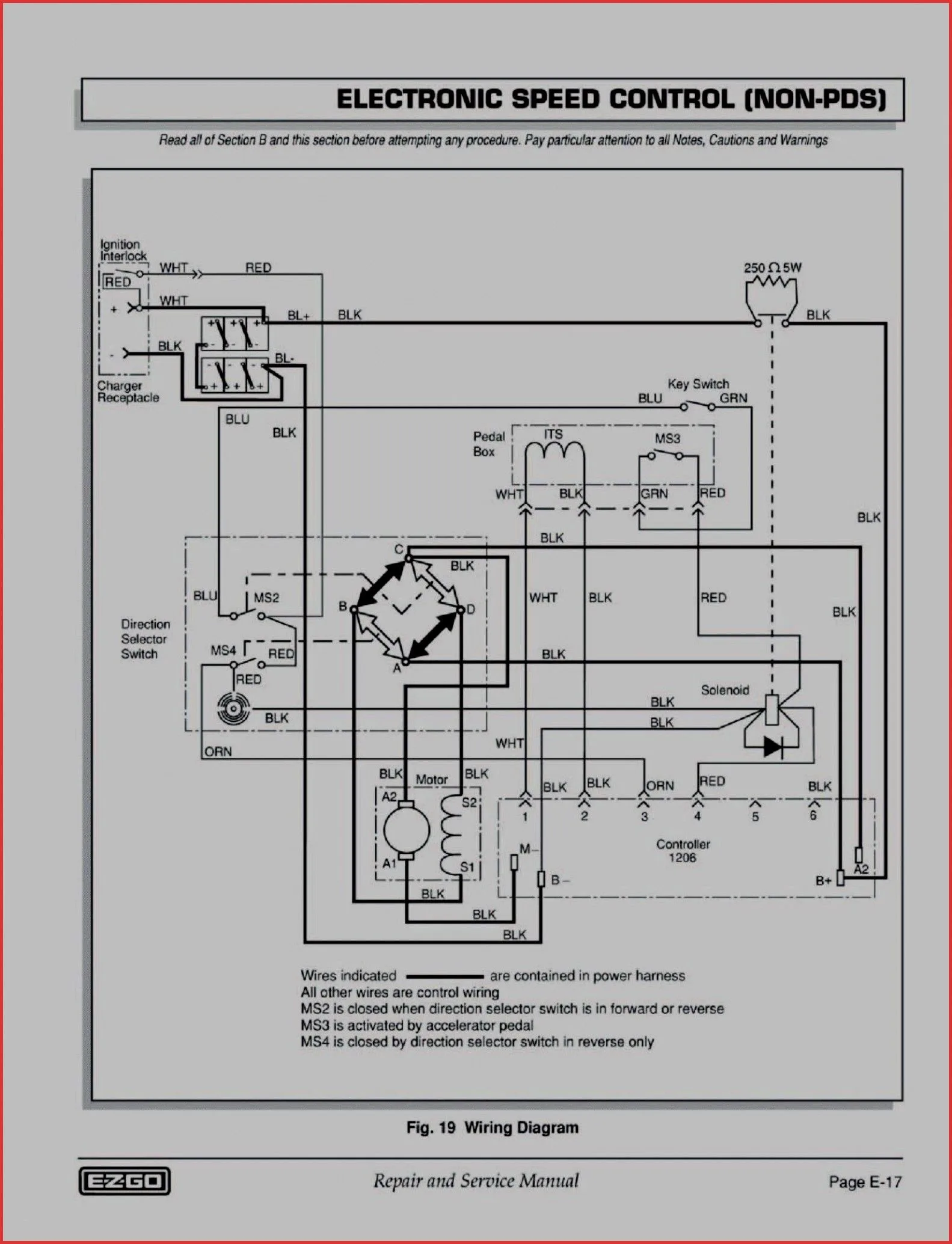 Ezgo Golf Cart Electrical Diagram