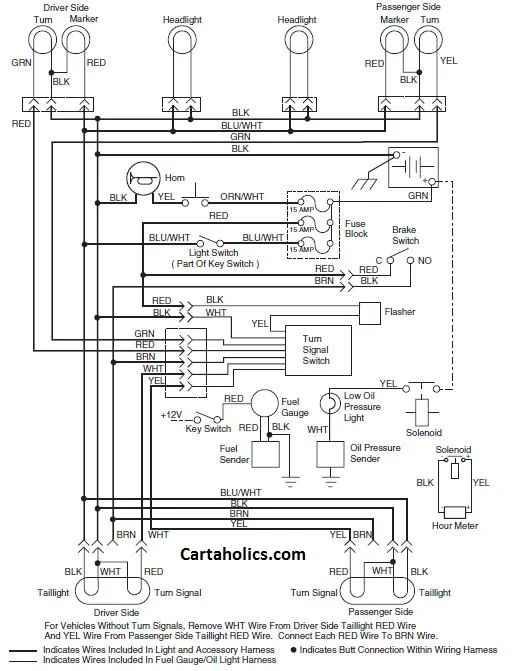 Ezgo Golf Cart Wiring Diagram Lights Wiring Digital And Schematic