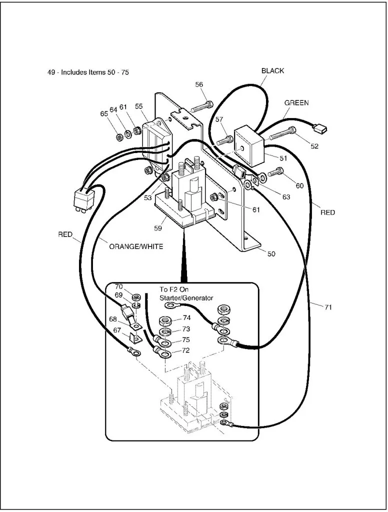 Ezgo Workhorse Parts Diagram