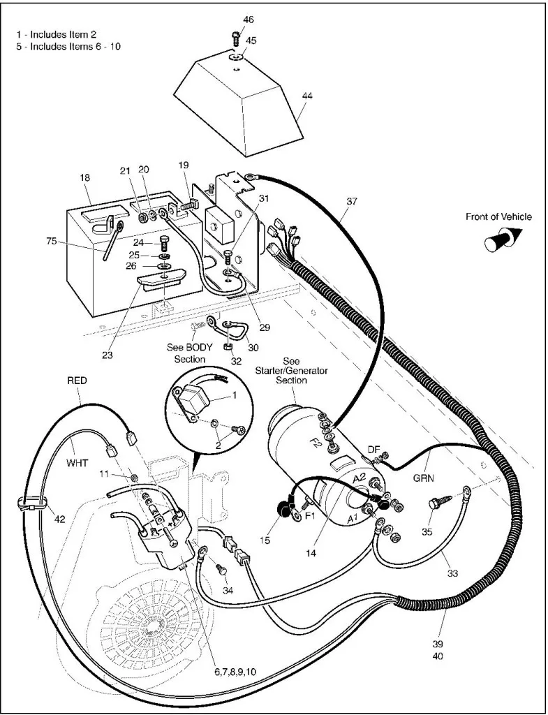Ezgo Workhorse St350 Service Parts Manual