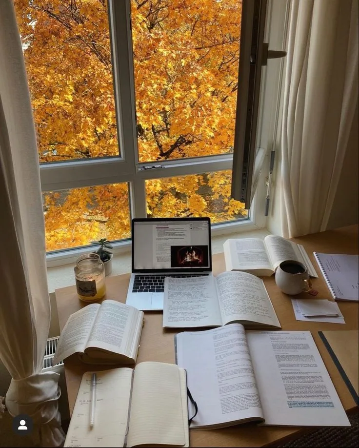 Fall Study Aesthetic In 2022 Study Motivation Fall Mood Board Fall Semester ไอเดียการตก