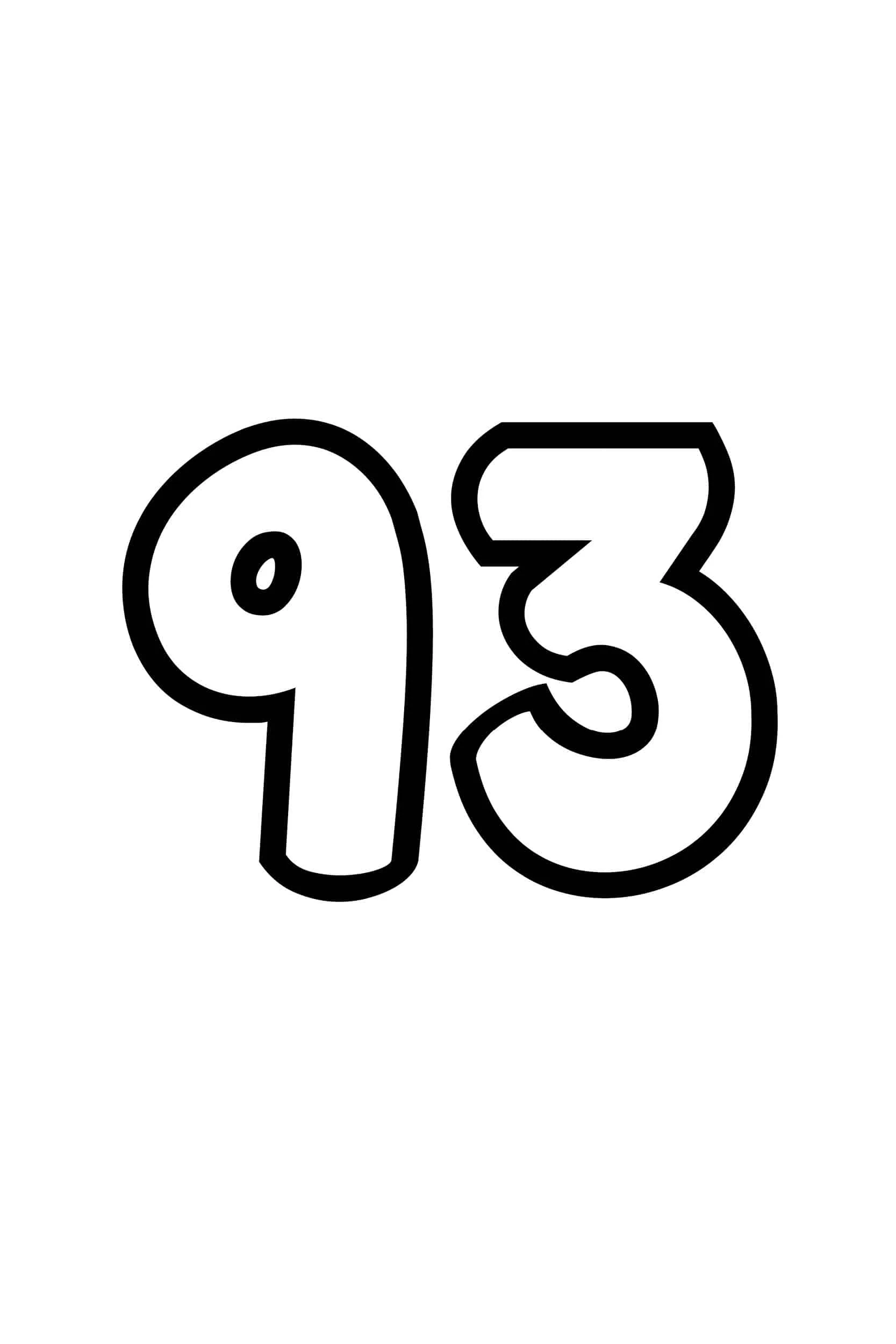 Fancy Bubble Numbers