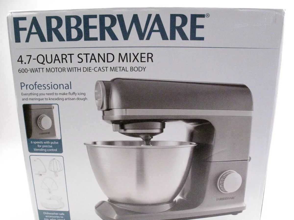 Farberware 4 7 Quart Stand Mixer Attachments At Austin George Blog