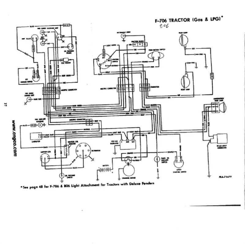 Farmall 706 Wiring Diagram