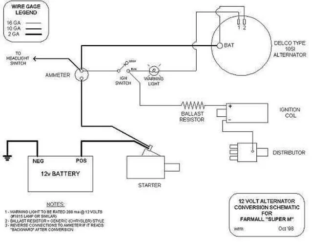 Farmall H Wiring Diagram 6 Volt