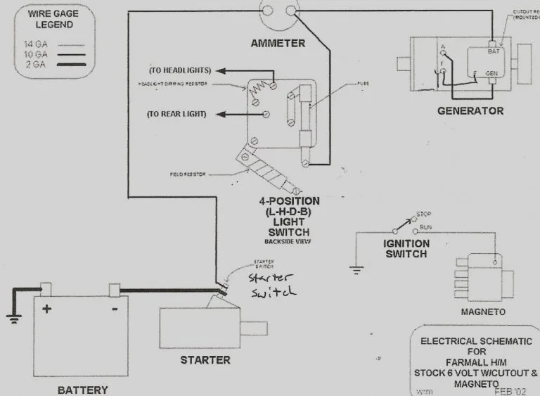 Farmall H Wiring Diagram
