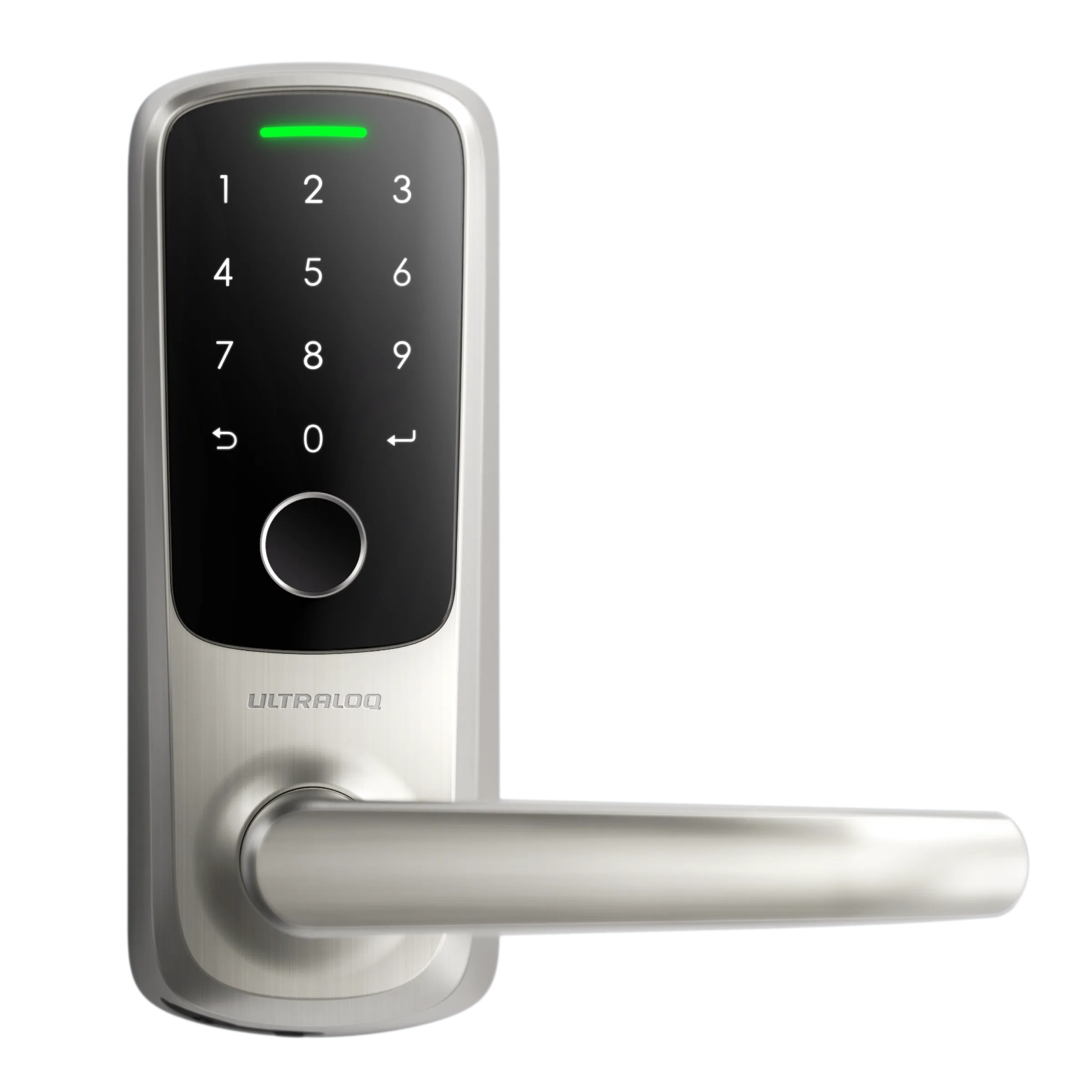Faster Smoother Keyless Entry With Ultraloq Latch 5 The World S First Smart Lever Lock With