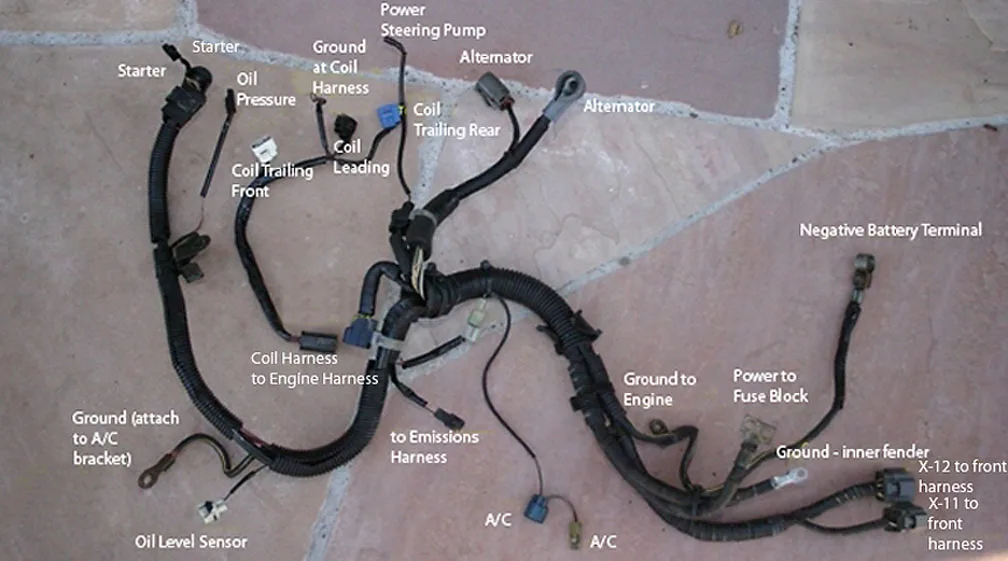 Fc Rx7 Engine Harness Diagram 2 Fd Main Engine Harnesses 1