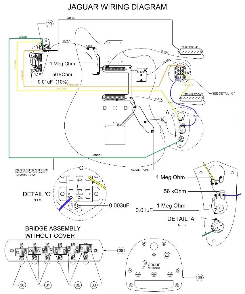 Fender Blacktop Stratocaster Wiring Diagram