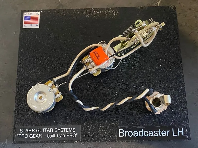 Fender Broadcaster Telecaster Left Hand Wiring Harness New Reverb