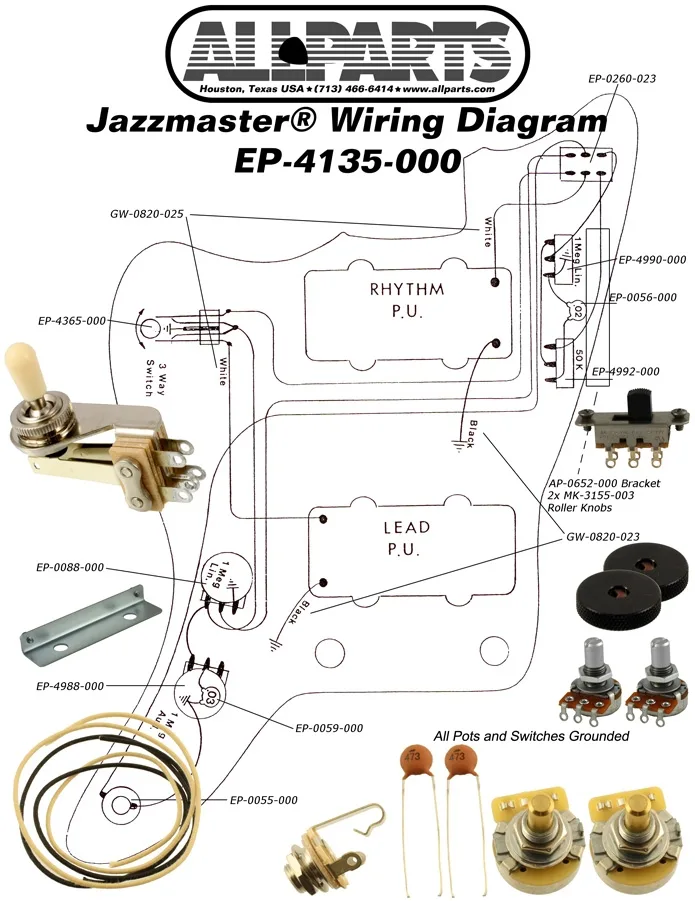 Fender Jazzmaster Wiring Diagrams Wiring Diagram
