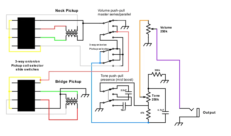 Fender Mustang Guitar Wiring Diagram